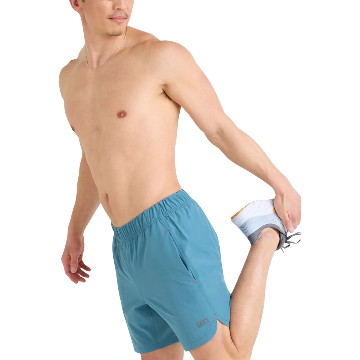 Saxx Underwear Homme Short Gainmaker 2n1 7" (taille S, Bleu)