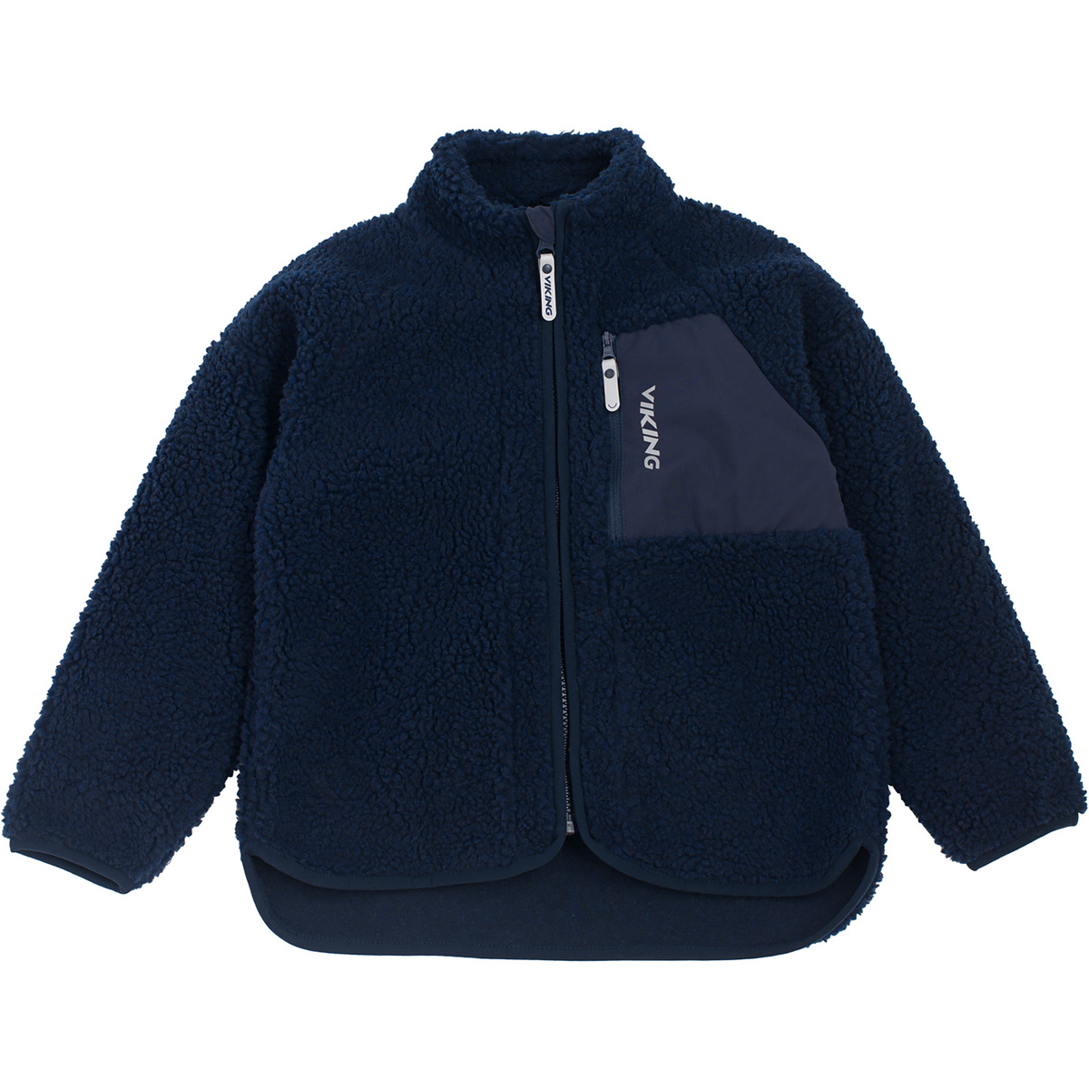 Viking Kinder Playtime Pile Jacke (Größe 116, blau)