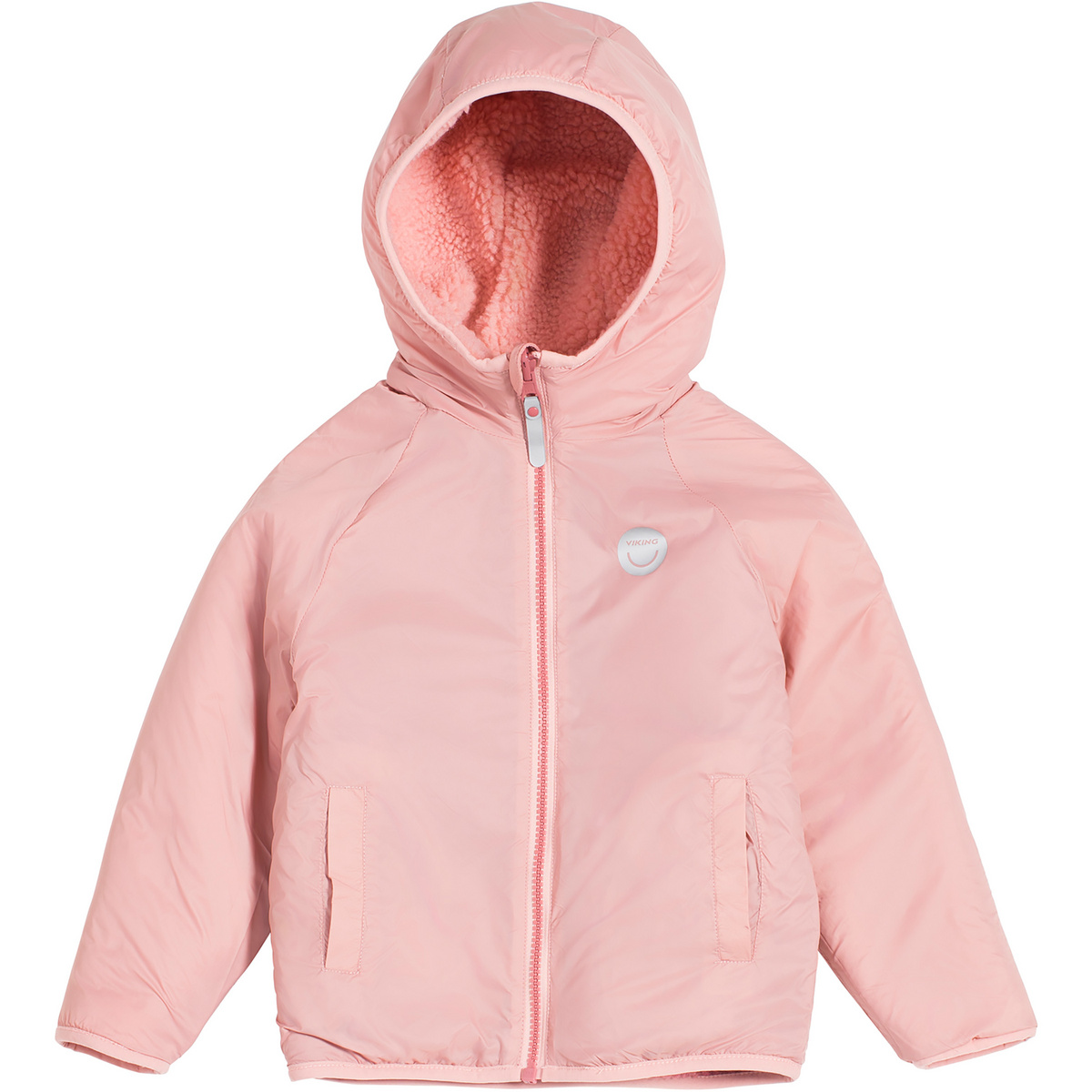 Viking Enfants Veste Play Reversible Pile (taille 122, rose)