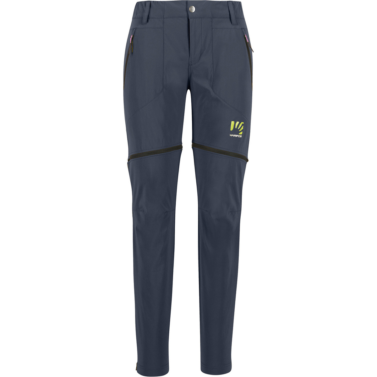 Karpos Donna Pantaloni Bosconero Zip-off (Taglia XL, Blu)