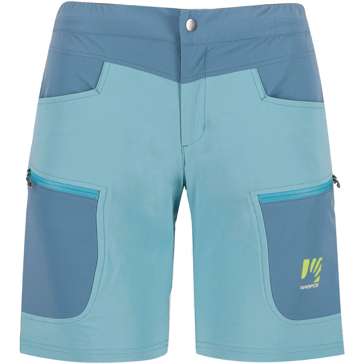 Karpos Femme Short Lastia Bermuda (taille S, Bleu)