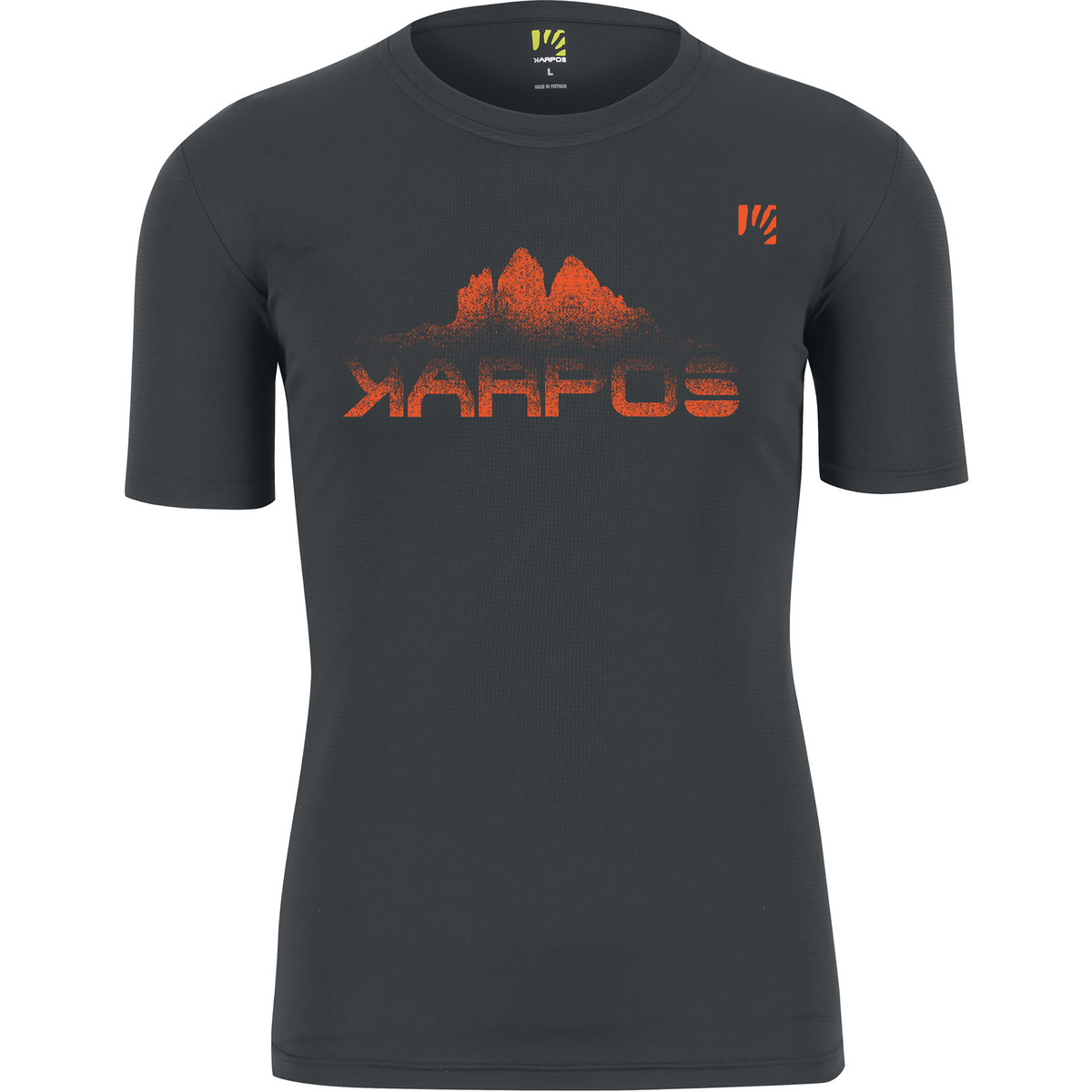 Karpos Herren Loma Evo Print T-Shirt (Größe L, grau)