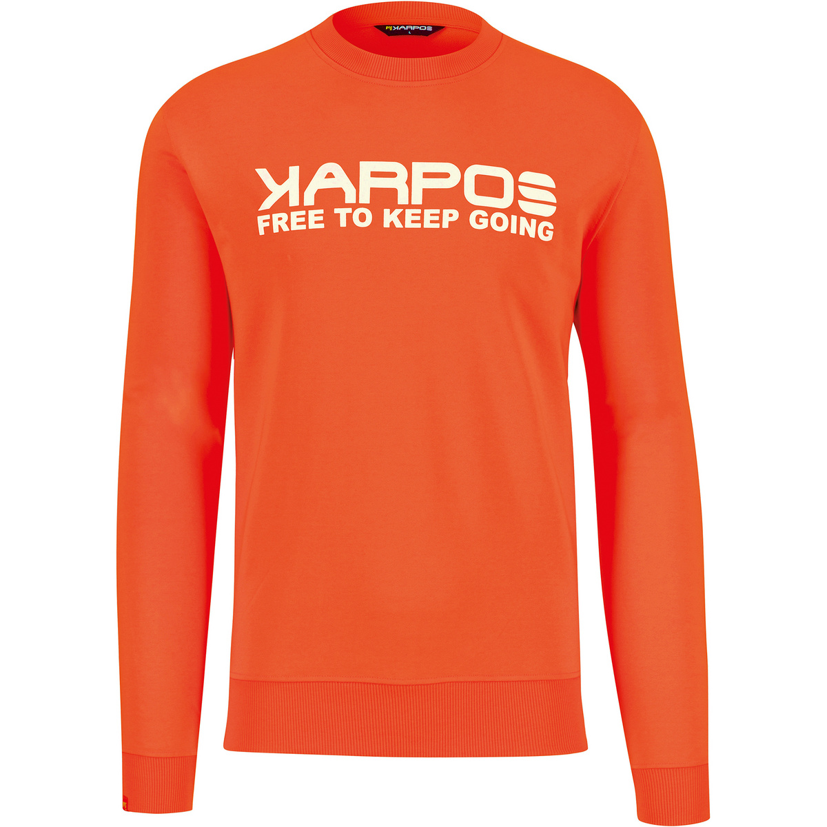 Karpos Uomo Pullover Sparviero (Taglia M, Arancione)