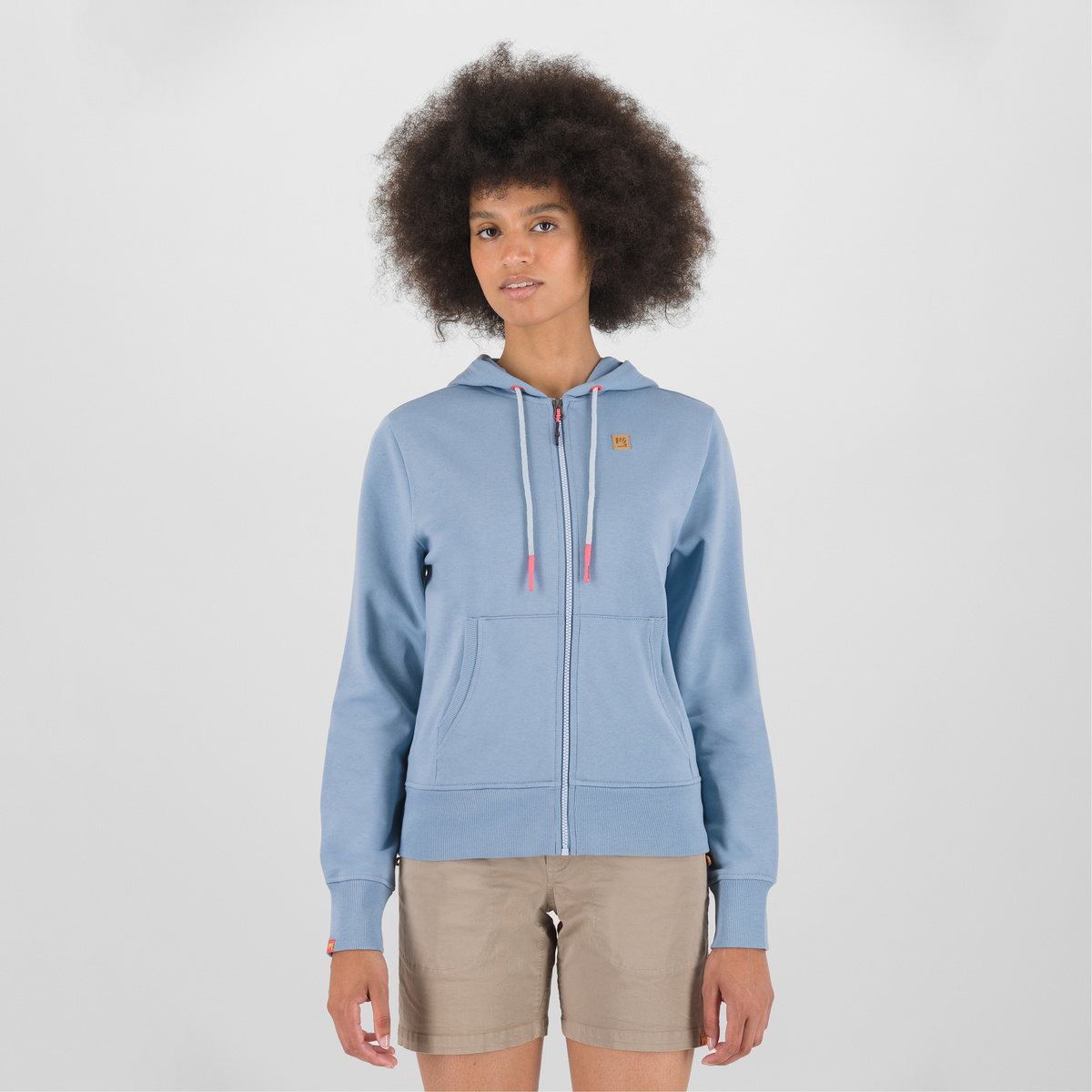 Karpos Femme Veste Volpe Hoodie (taille S, Bleu)
