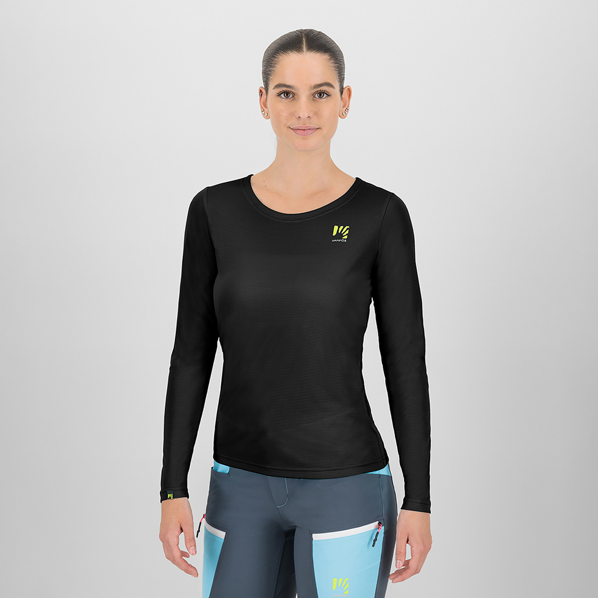 Karpos Donna Maglia a manica lunga Loma Evo (Taglia L, Nero)