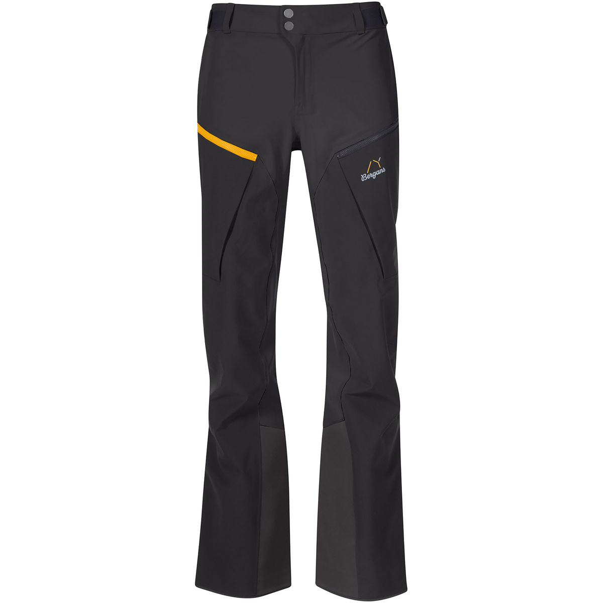 Bergans Damen Y MountainLine Hybrid Softshell Hose (Größe M, grau)