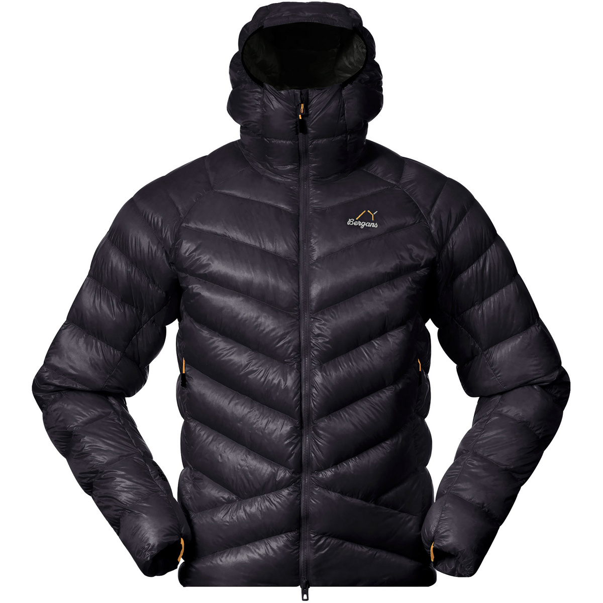 Bergans Herren Y LightLine Weightless Down Hoodie Jacke (Größe L, grau)