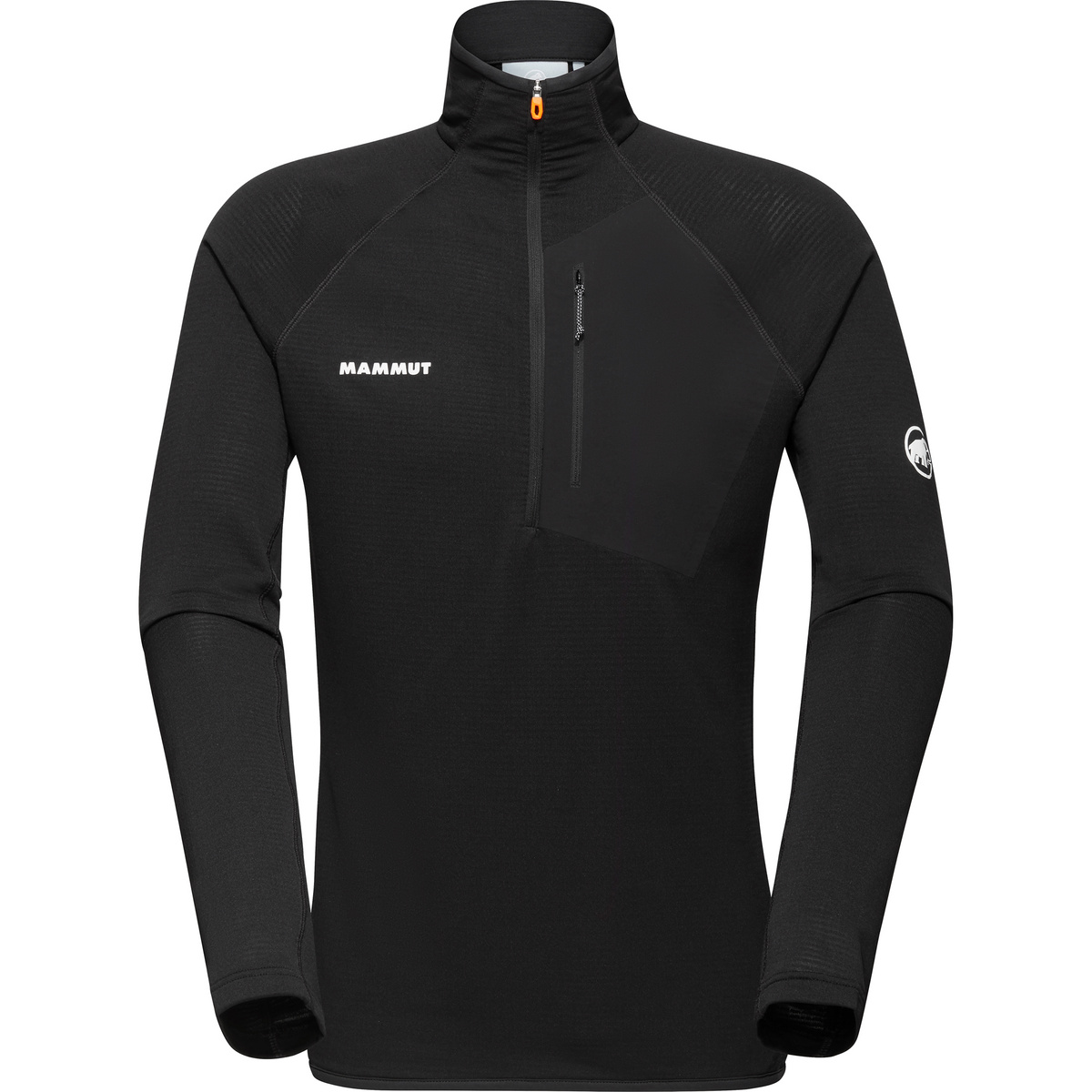 Mammut Uomo Maglia a manica lunga Aenergy Light ML HZ (Taglia XXL, Nero)