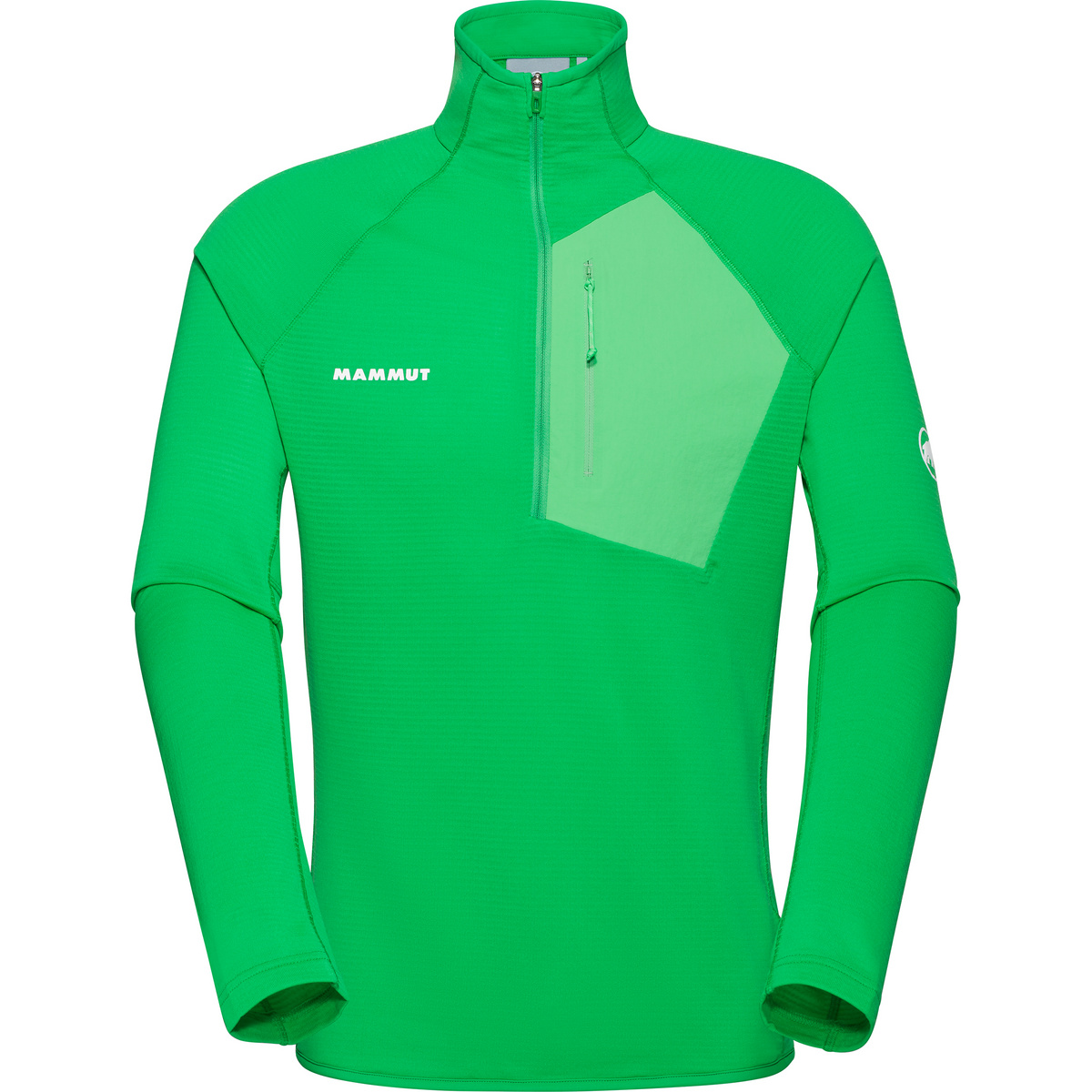 Mammut Uomo Maglia a manica lunga Aenergy Light ML HZ (Taglia L, Verde)