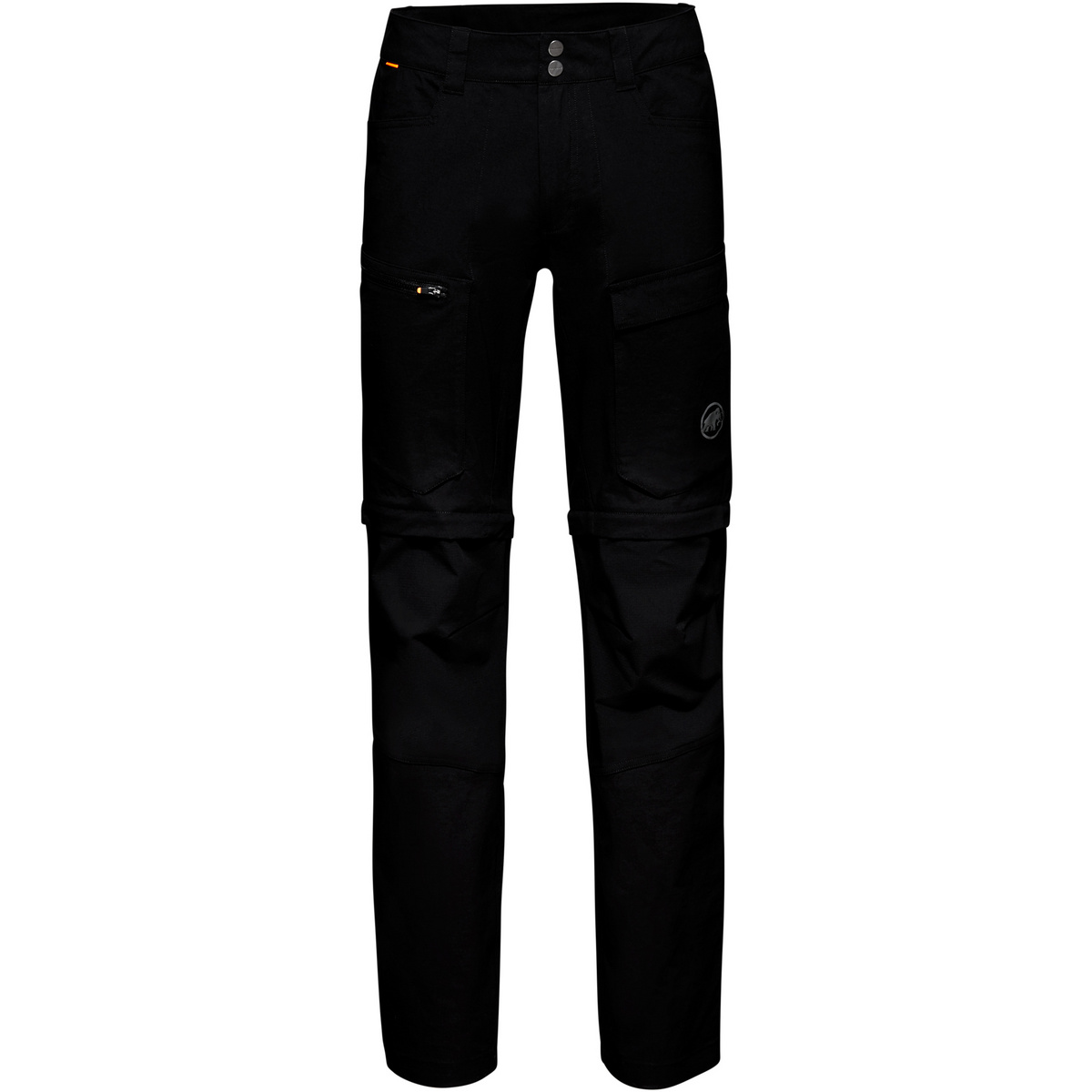 Mammut Uomo Pantaloni Zinal Hybrid Zip Off (Taglia S, Nero)