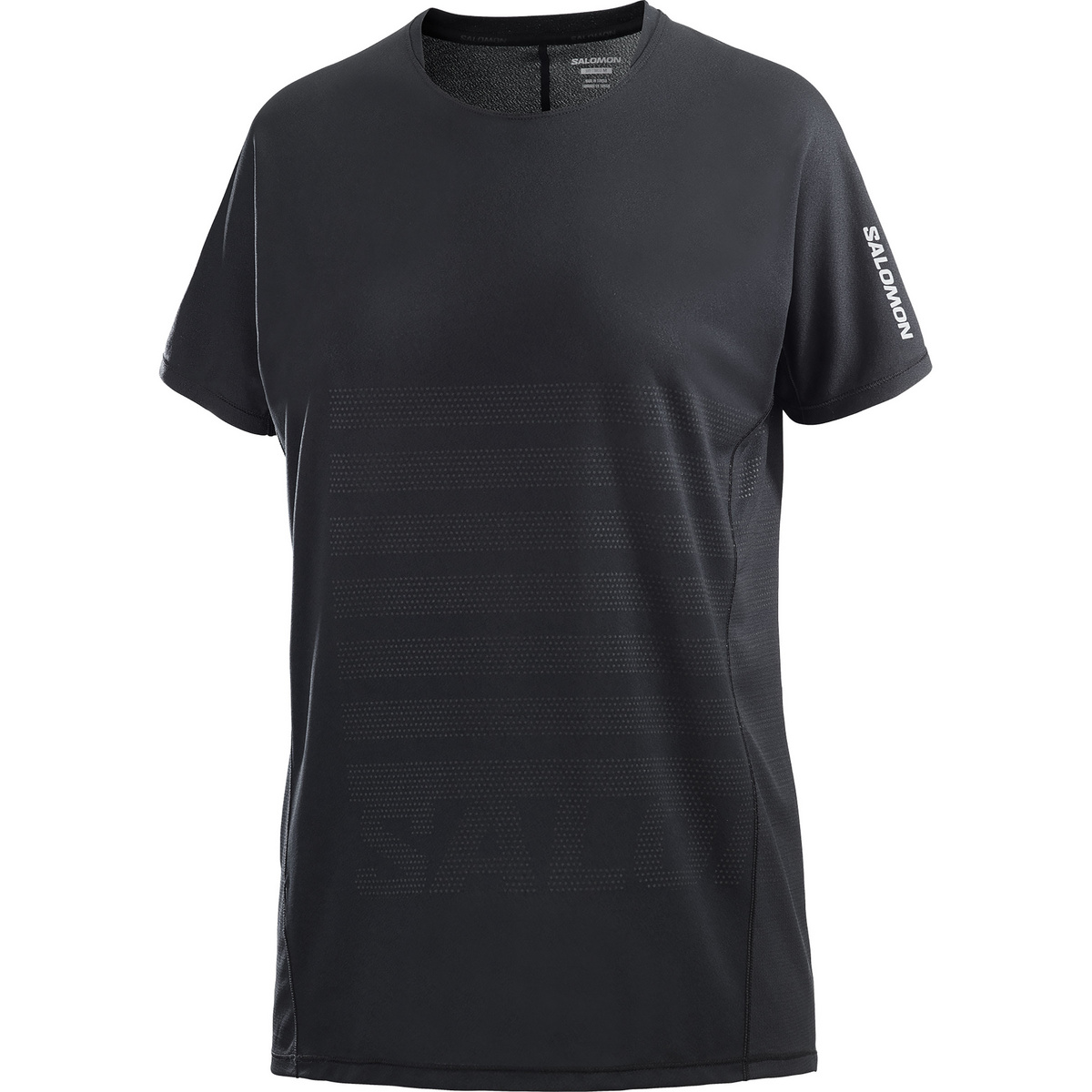 Salomon Donna Maglietta Sense Aero GFX (Taglia M, Nero)