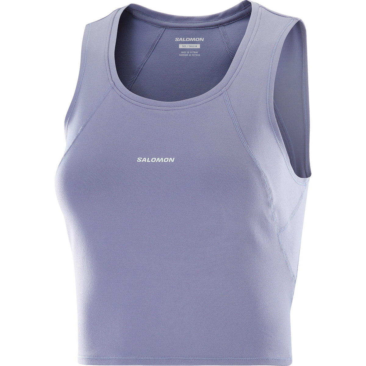 Salomon Donna Canotta SHKout Bliss Tanklette (Taglia S, Blu)