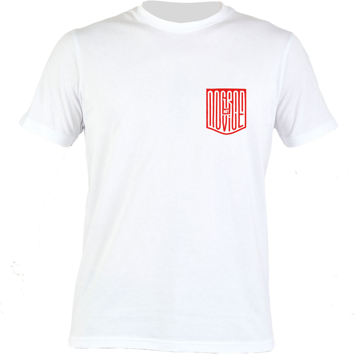 Nograd Homme T-shirt Not Novice 25 (taille S, Blanc)