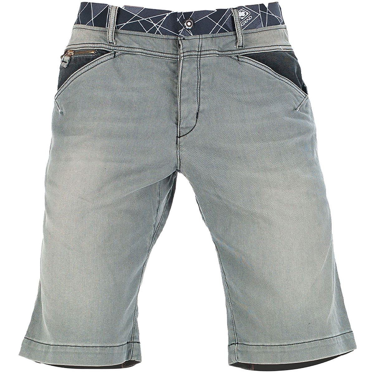 Nograd Homme Short Yaniro Denim (taille S, Gris)
