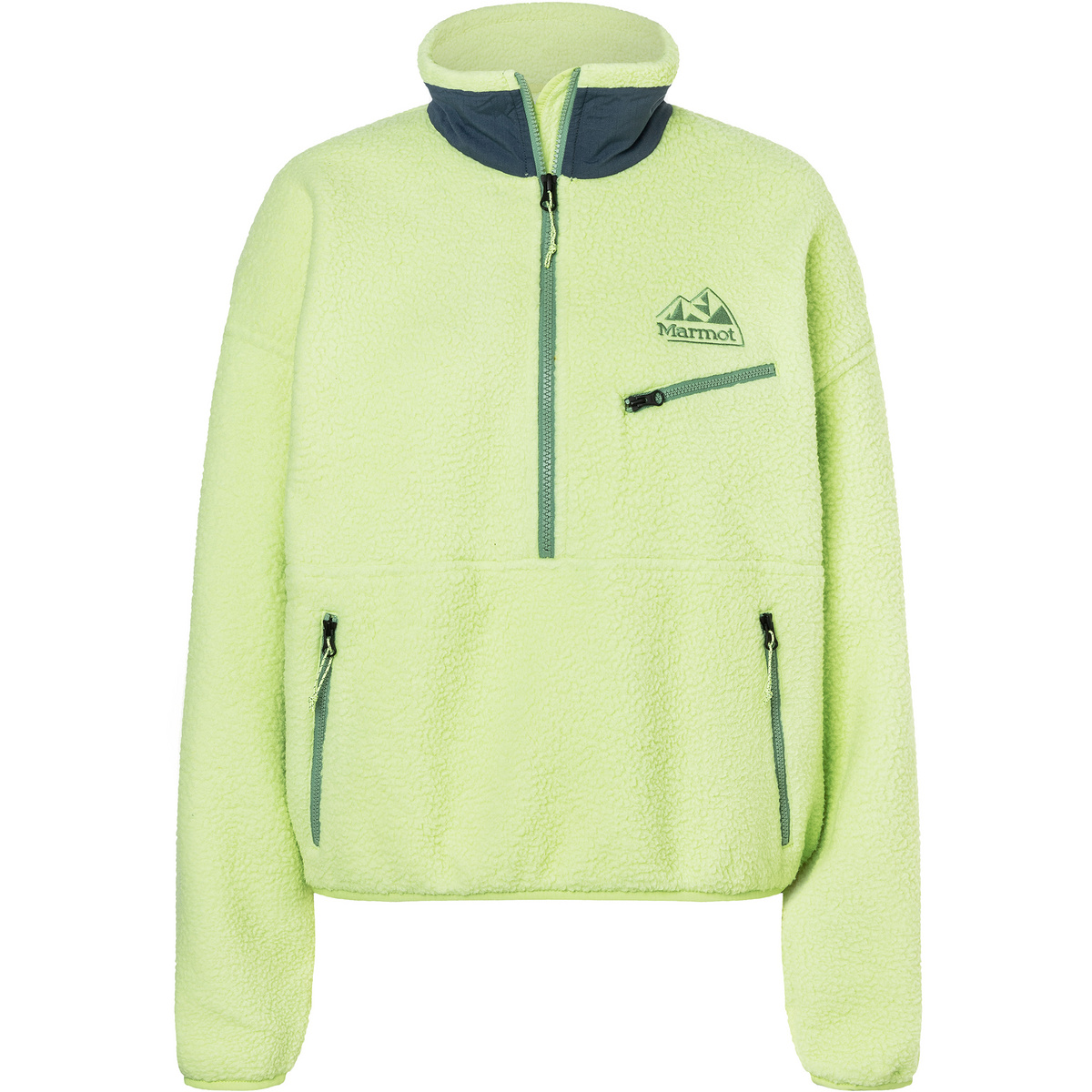 Marmot Damen ’94 E.C.O. Recycled Fleece Pullover (Größe L, gruen)
