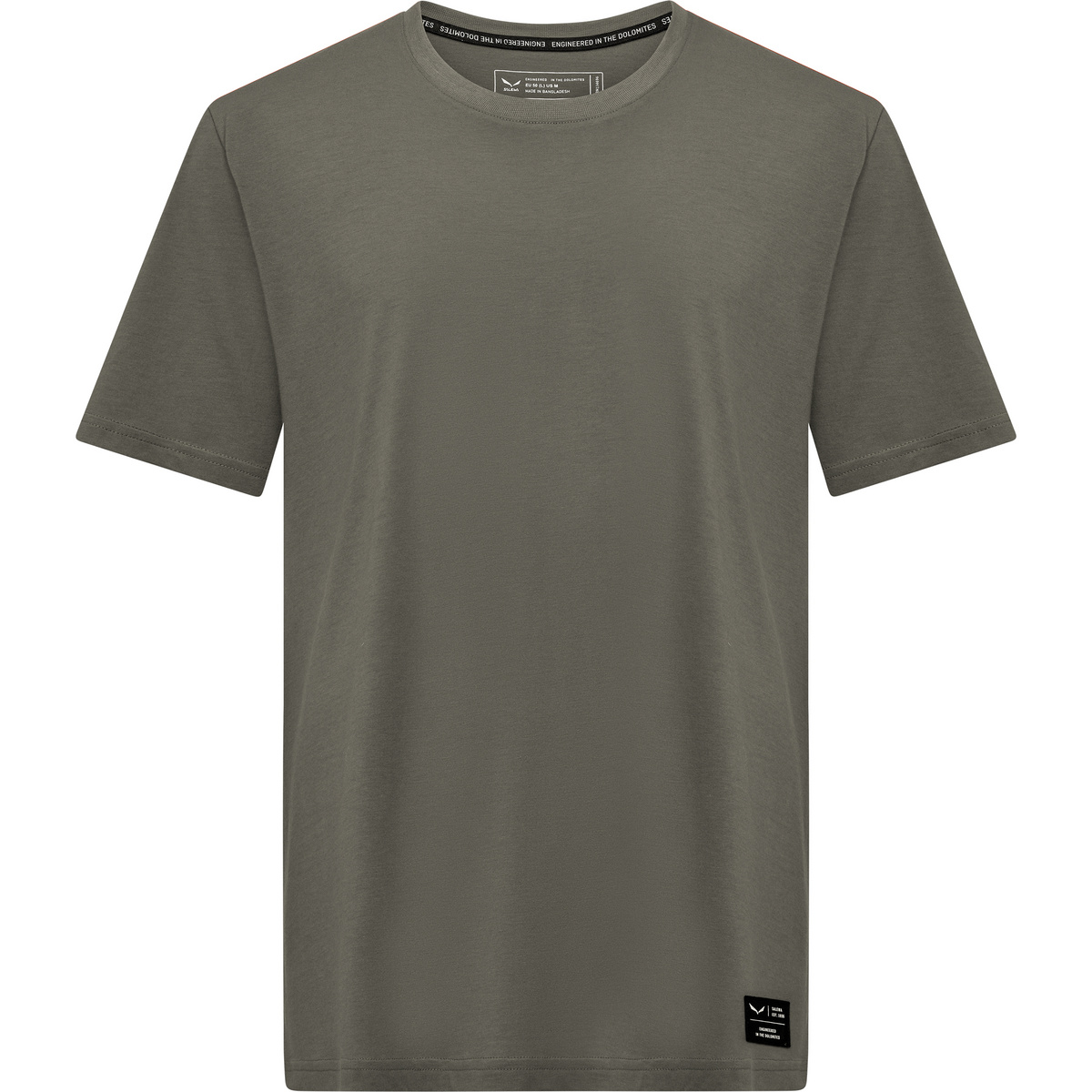 Salewa Herren Eagle Logo Patch T-Shirt (Größe S, gruen)
