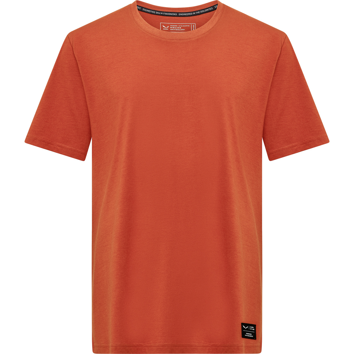 Salewa Herren Eagle Logo Patch T-Shirt (Größe S, orange)