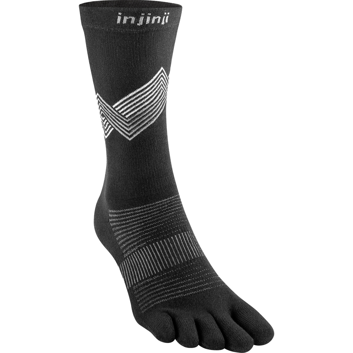 Injinji Calzini Run Lightweight Crew (Taglia 47.5 , Nero)