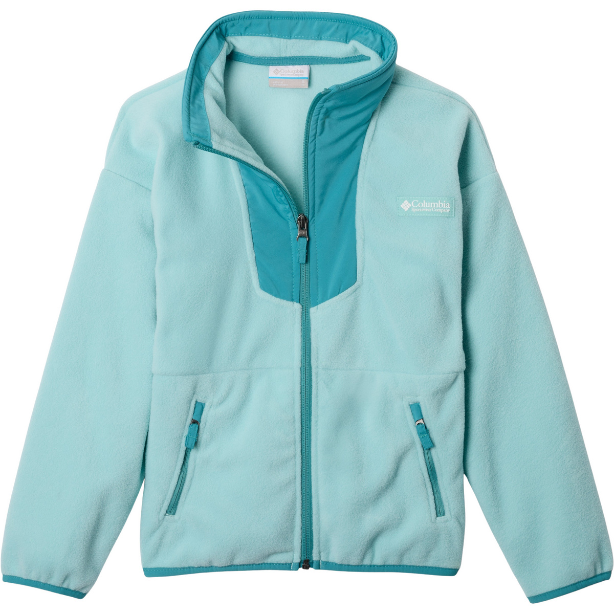 Columbia Kinder Sequoia Grove Fleece Jacke (Größe XS, blau)