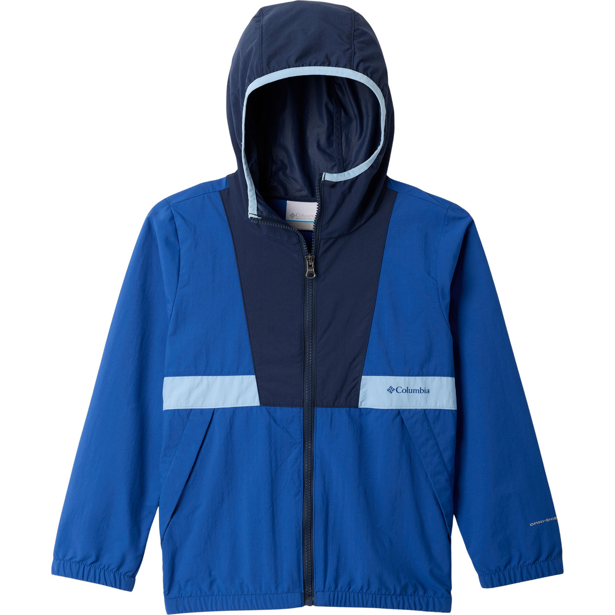Columbia Kinder Spire Valley Jacke (Größe M, blau)