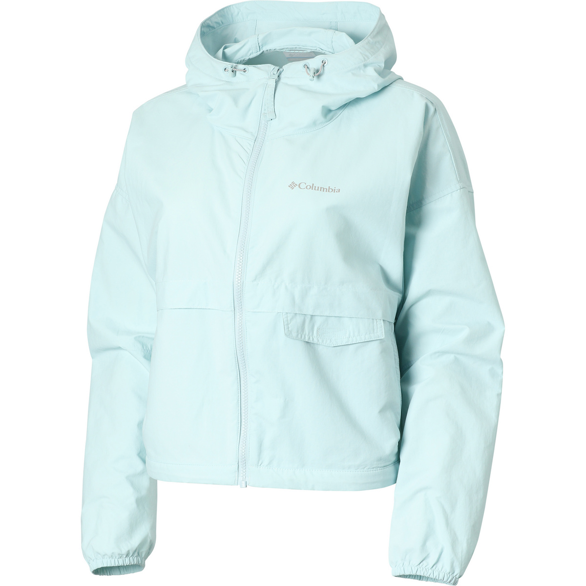 Columbia Damen Spire Valley Cropped Jacke (Größe L, tuerkis)