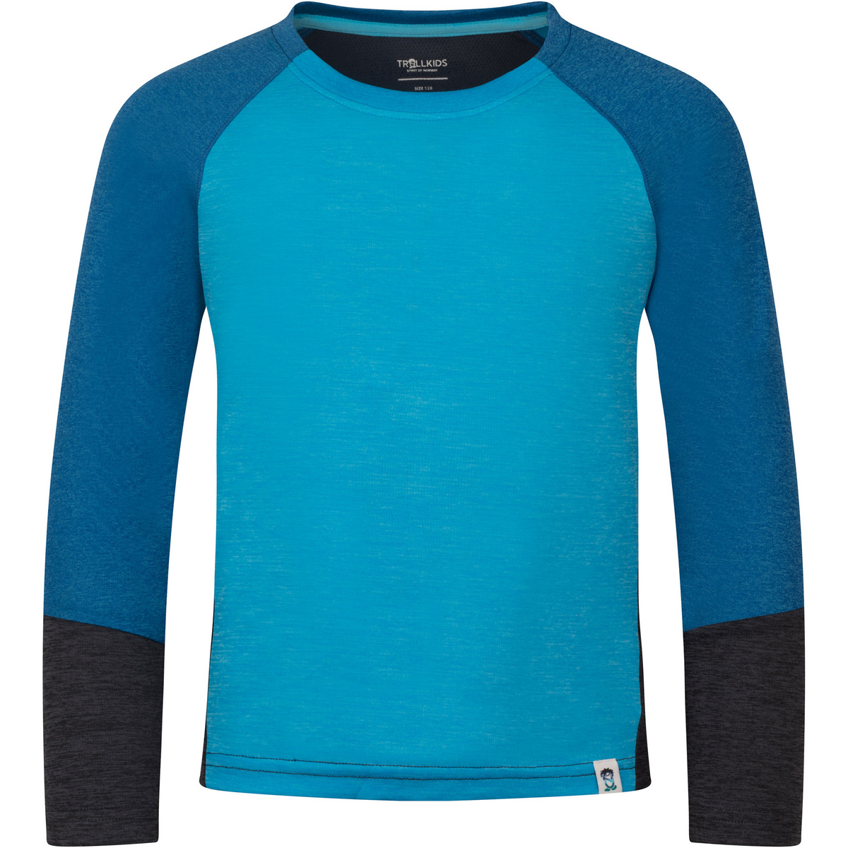 Trollkids Kinder Seiland Longsleeve (Größe 140, blau)