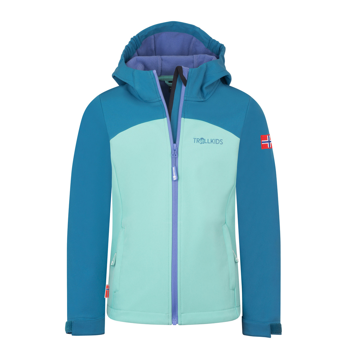 Trollkids Kinder Kristiansand XT Jacke (Größe 110, blau)