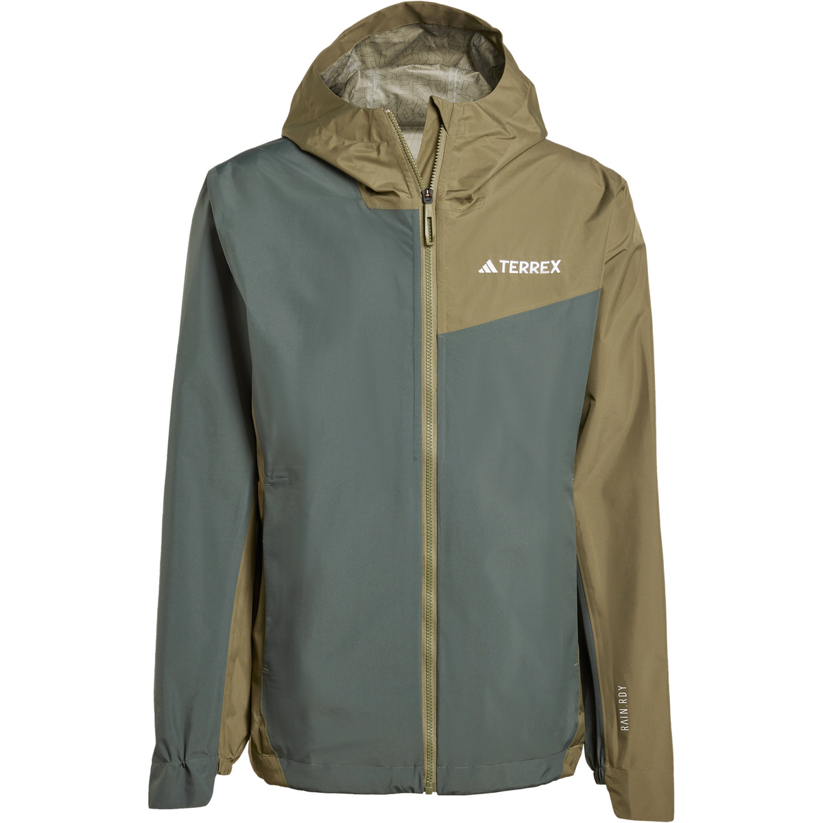 adidas Terrex Herren Multi 2.5L RAIN.RDY Jacke (Größe M, oliv)