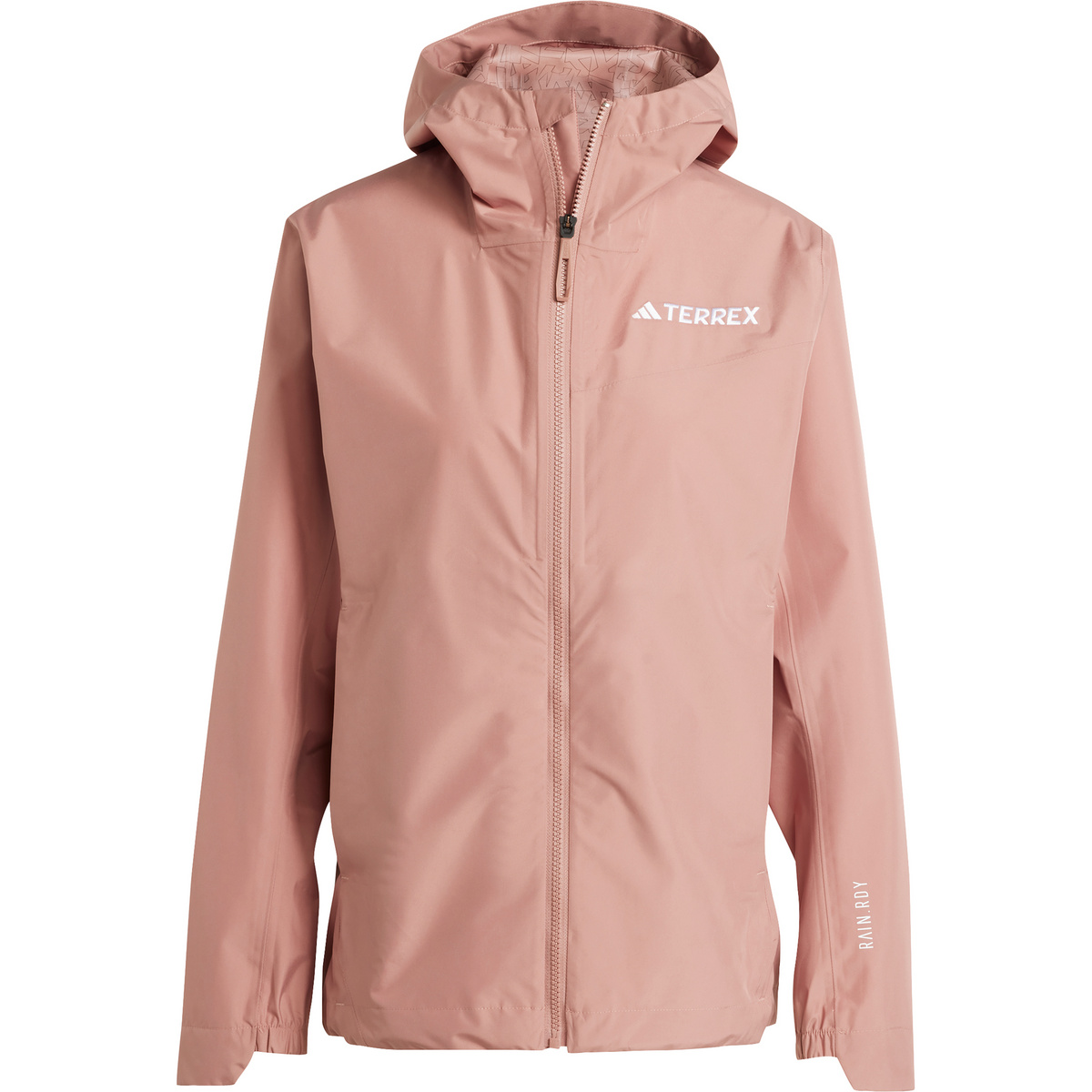 adidas Terrex Damen Multi 2.5L RAIN.RDY Jacke (Größe M, beige)