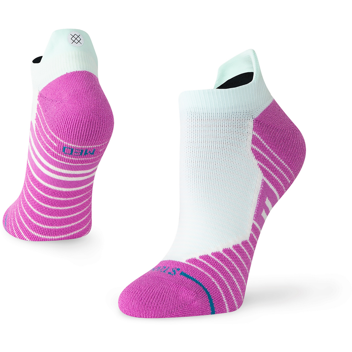 Stance Femme Chaussettes Poppy Mid Tab (taille 38 , Bleu)