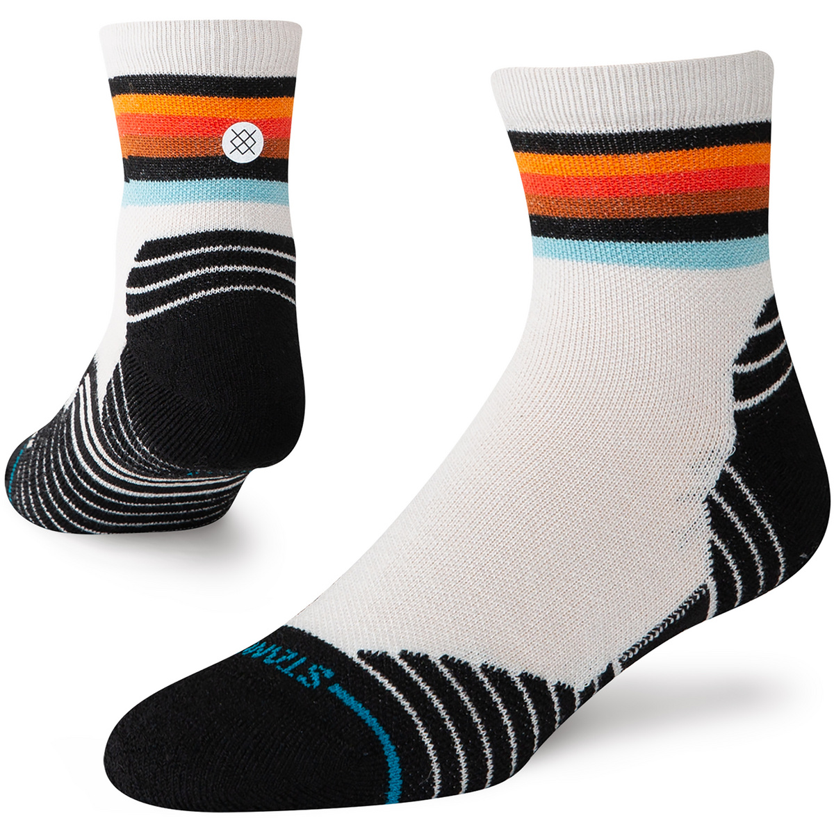 Stance Vindicated Mid Wool Qtr Socken