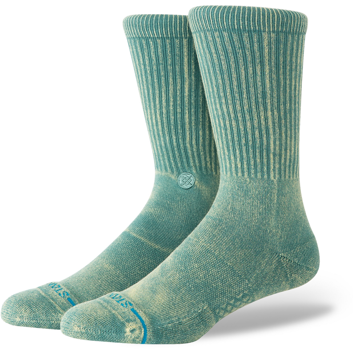 Stance Calzini Icon Dyed Crew (Taglia 43 , Turchese)