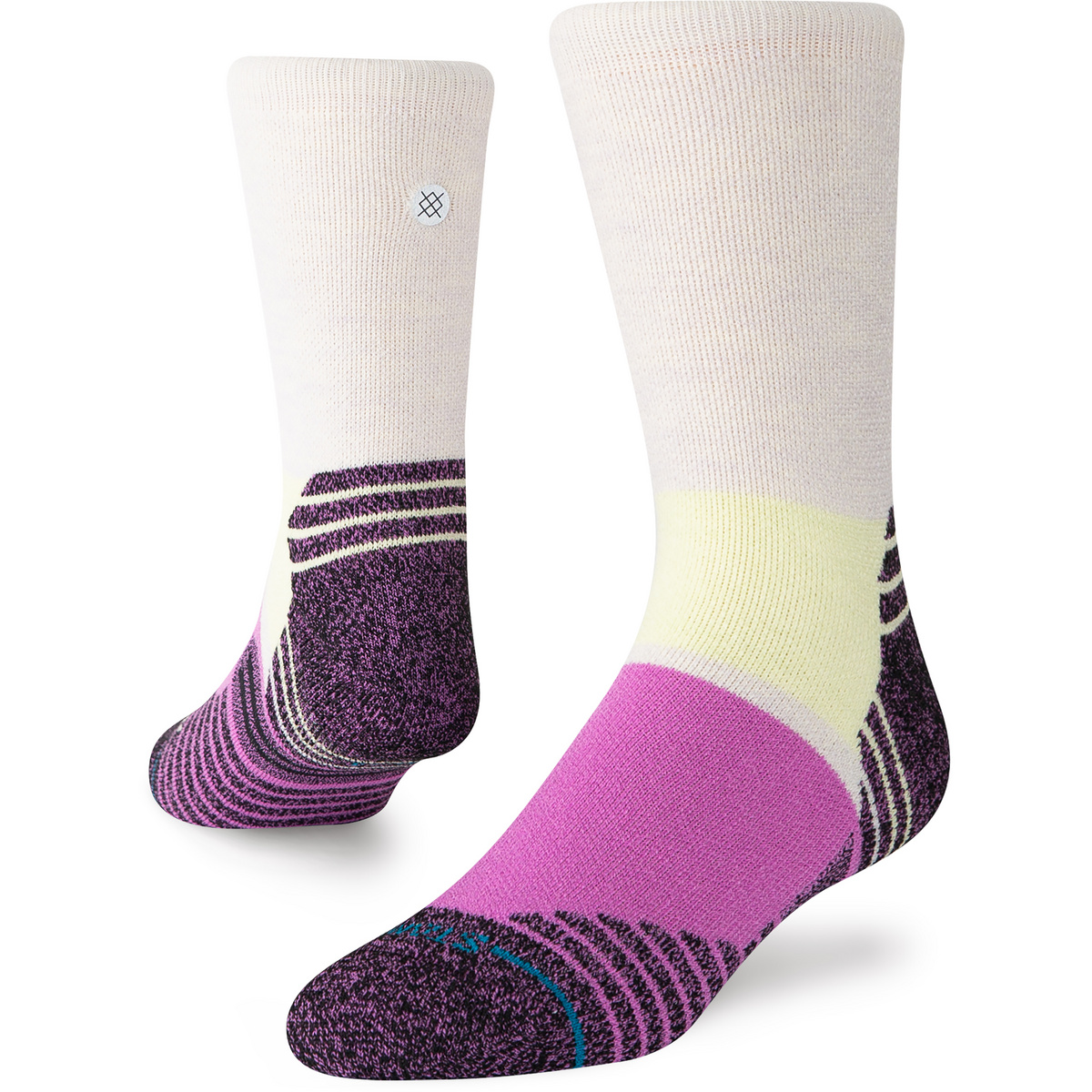 Stance Turnpike Loop Hike Crew Socken (Größe 35 , lila)
