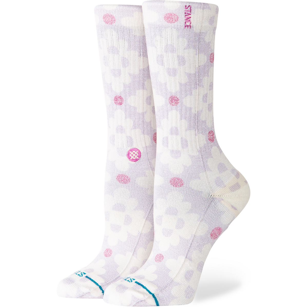 Stance Damen Womens San Lucas Crew Socken (Größe 38 , lila)