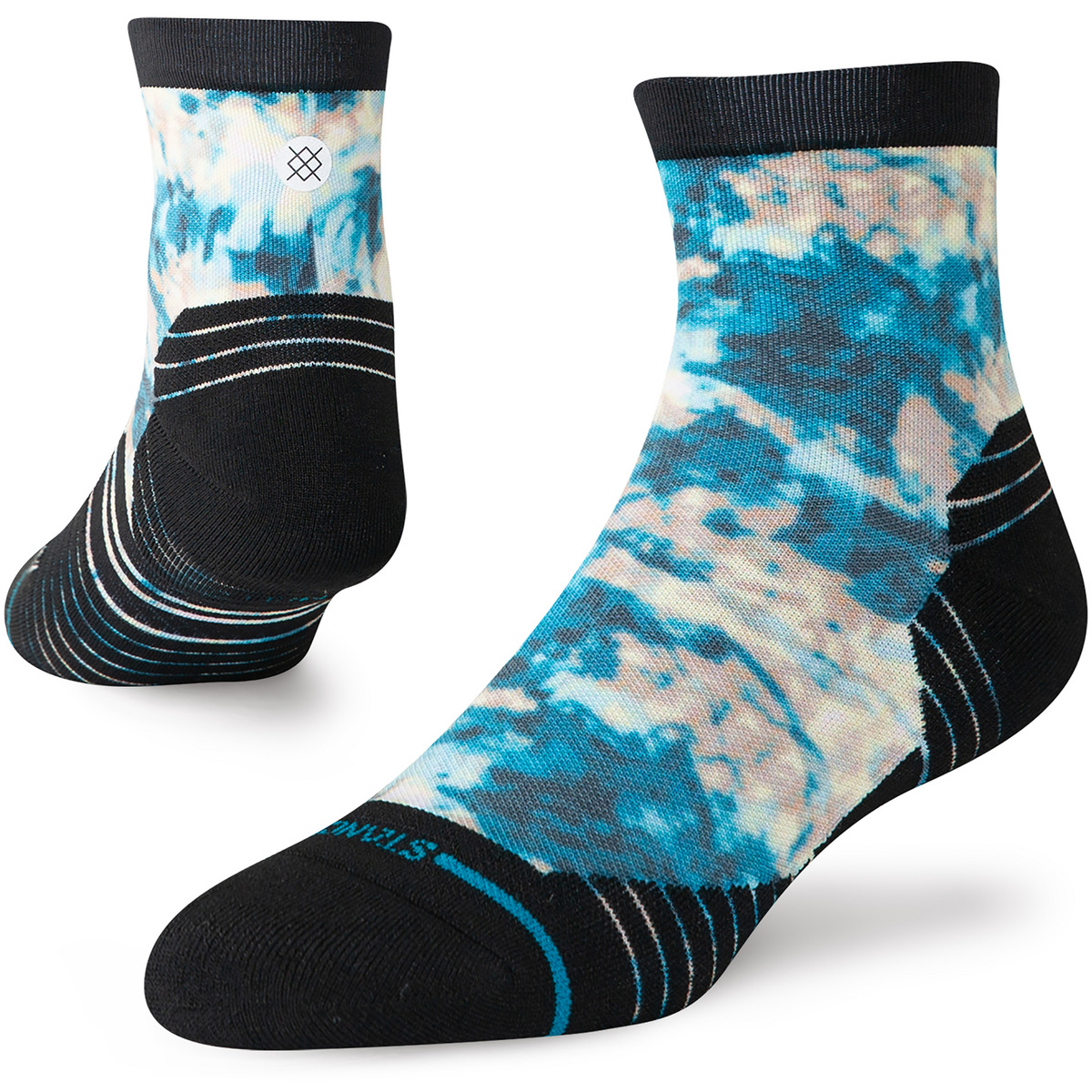 Stance Chaussettes Serengeti Light Qtr (taille 43 , Bleu)