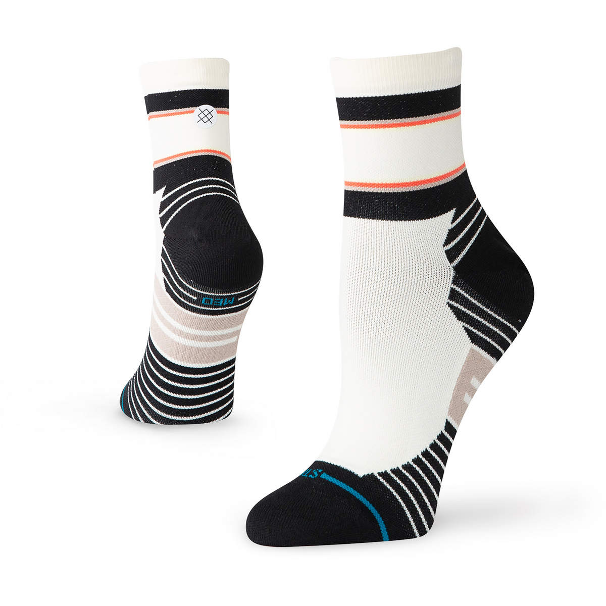 Stance Femme Chaussettes Subversion Ultra Quarter (taille 35 , Blanc)