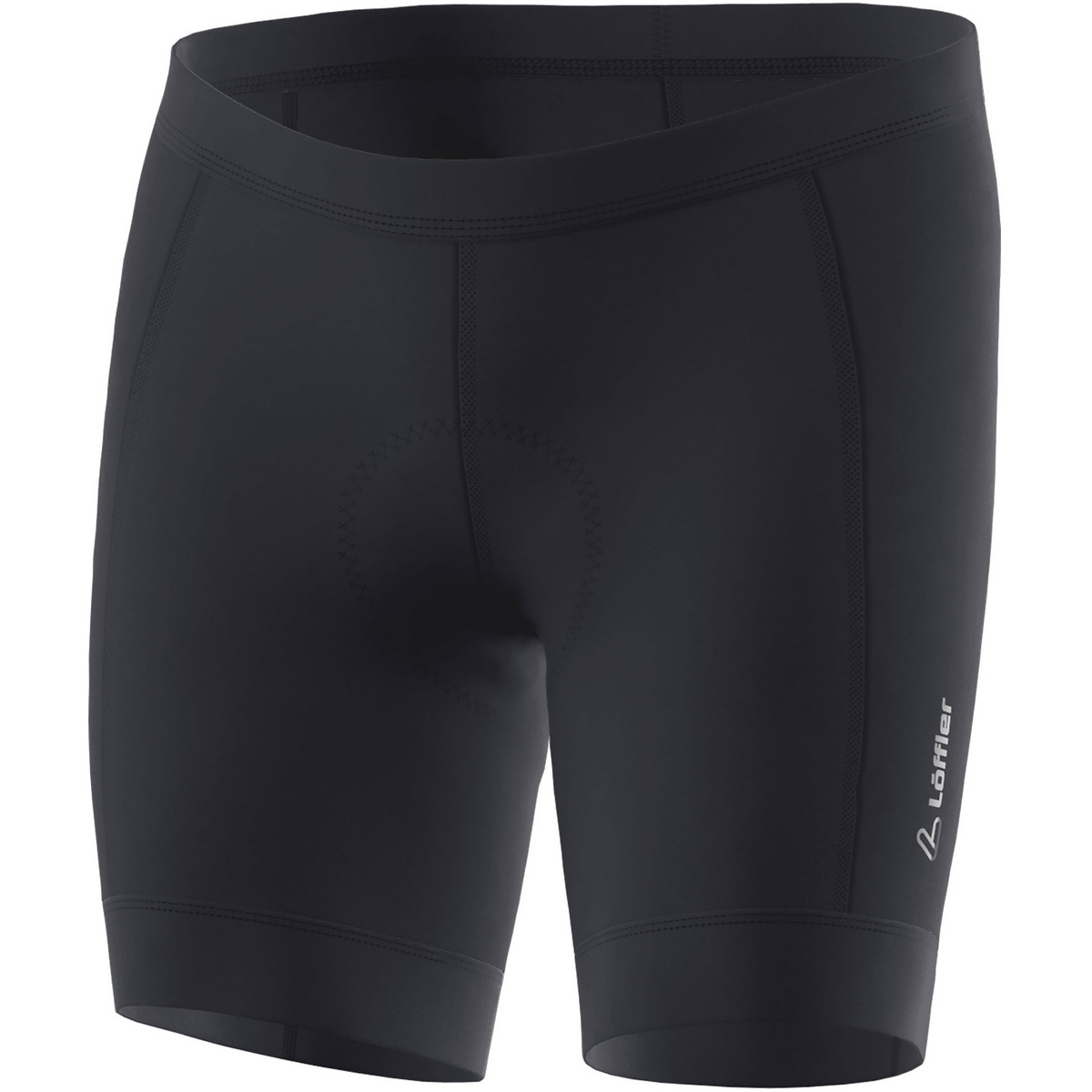 Löffler Uomo Pantaloncini da ciclismo Cycling Hb-SQL (Taglia L, Nero)