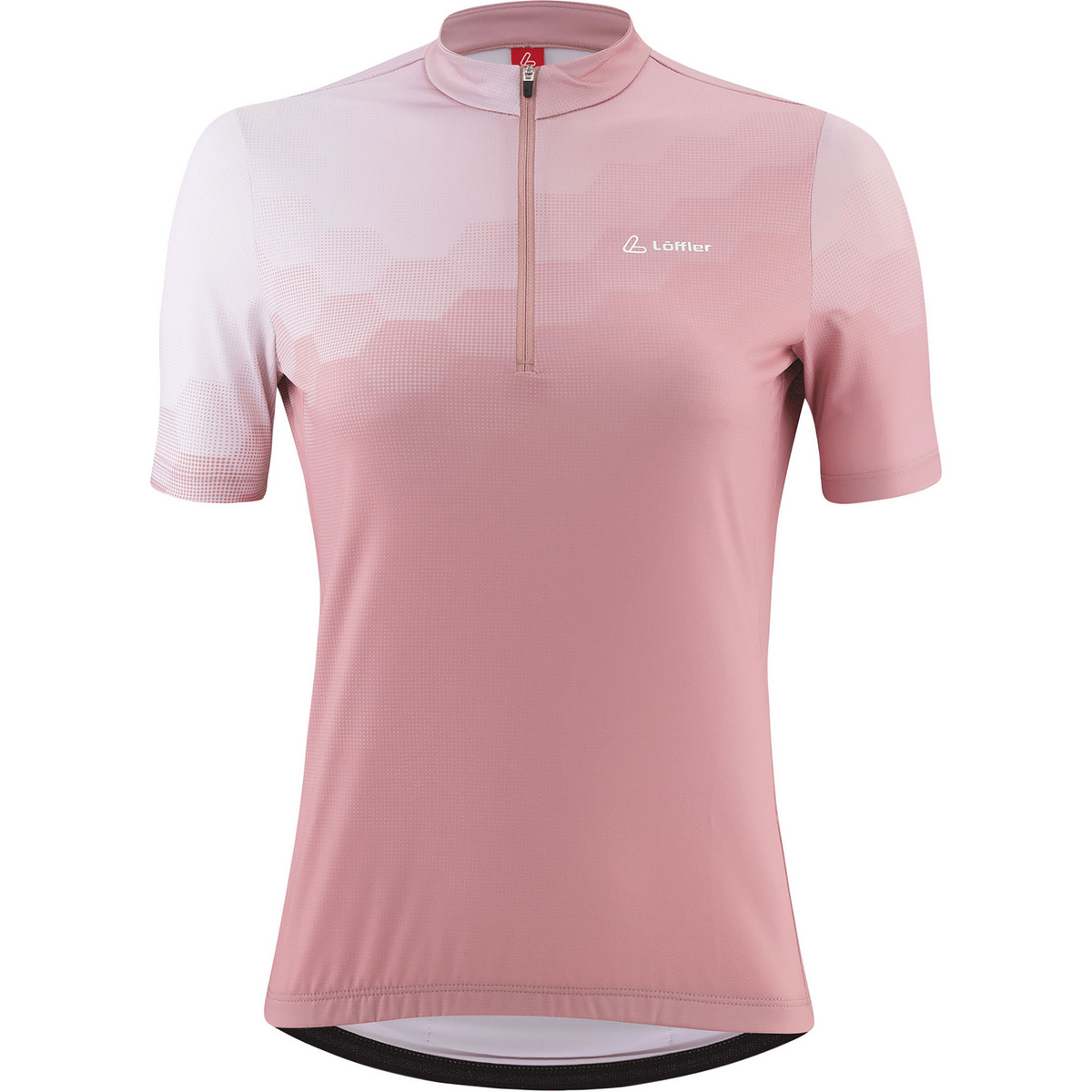 Löffler Damen Prisma Mid Half Zip Trikot (Größe XS, rosa)
