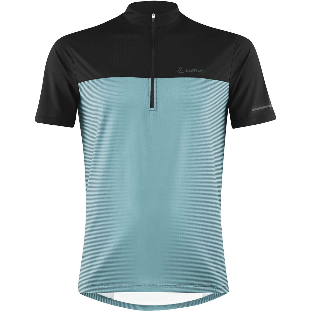 Löffler Uomo Maglia Glow Half Zip (Taglia M, Blu)