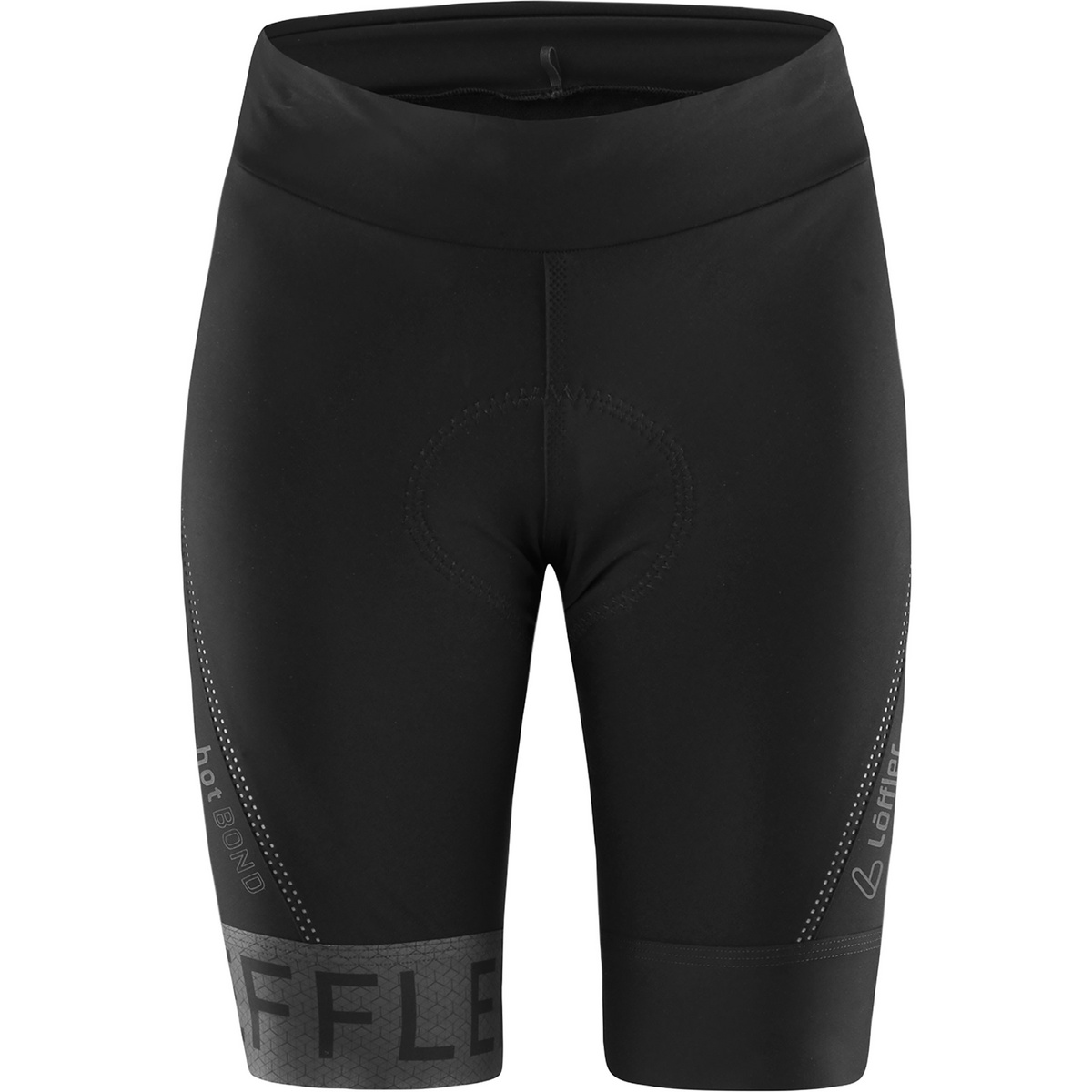 Löffler Femme Cuissard court Hotbond Rf SQL (taille XXL, Noir)
