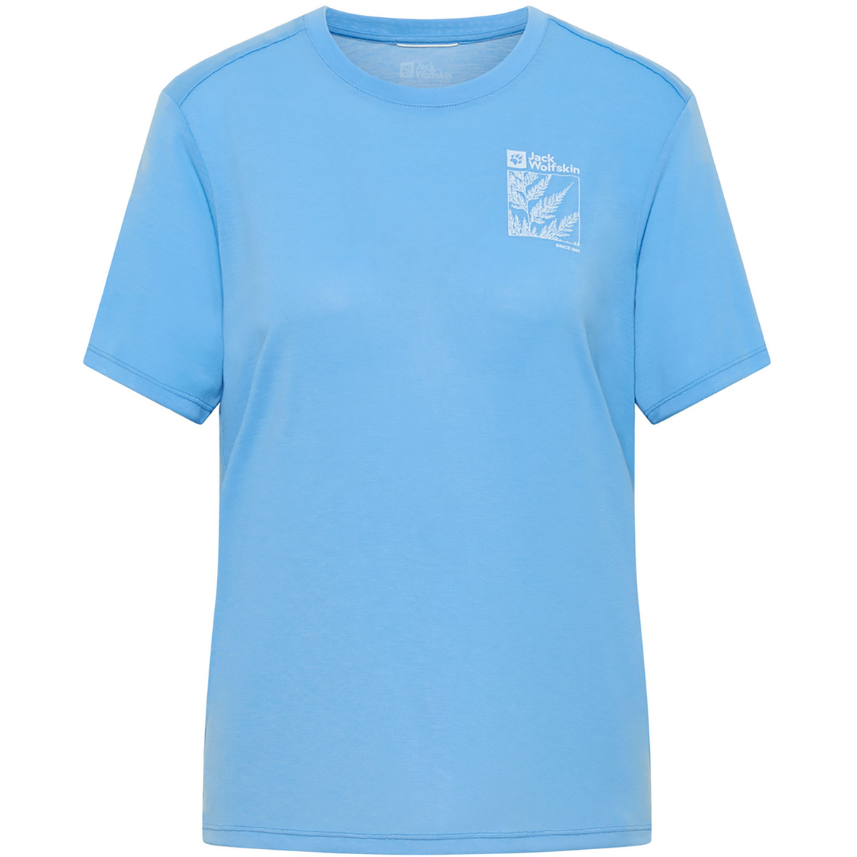 Jack Wolfskin Damen Vonnan Graphic T-Shirt (Größe M, blau)