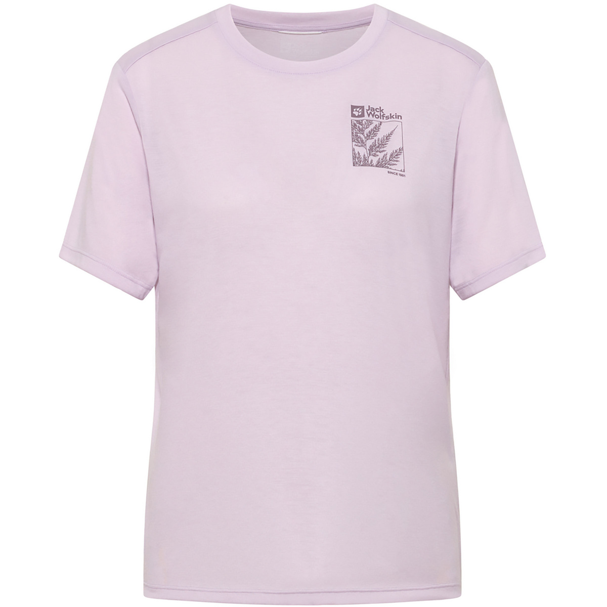 Jack Wolfskin Damen Vonnan Graphic T-Shirt (Größe XS, lila)