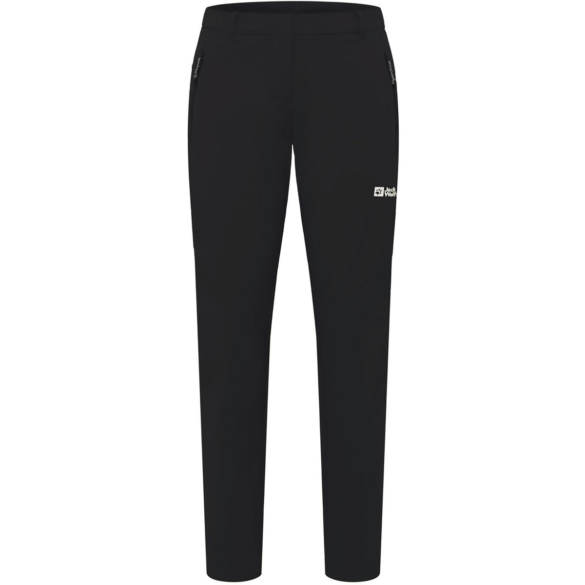 Jack Wolfskin Donna Pantaloni Hikeout (Taglia S, Nero)