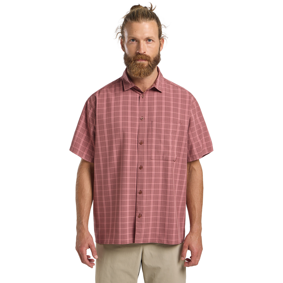 Jack Wolfskin Herren Meseta Hemd (Größe S, rot)