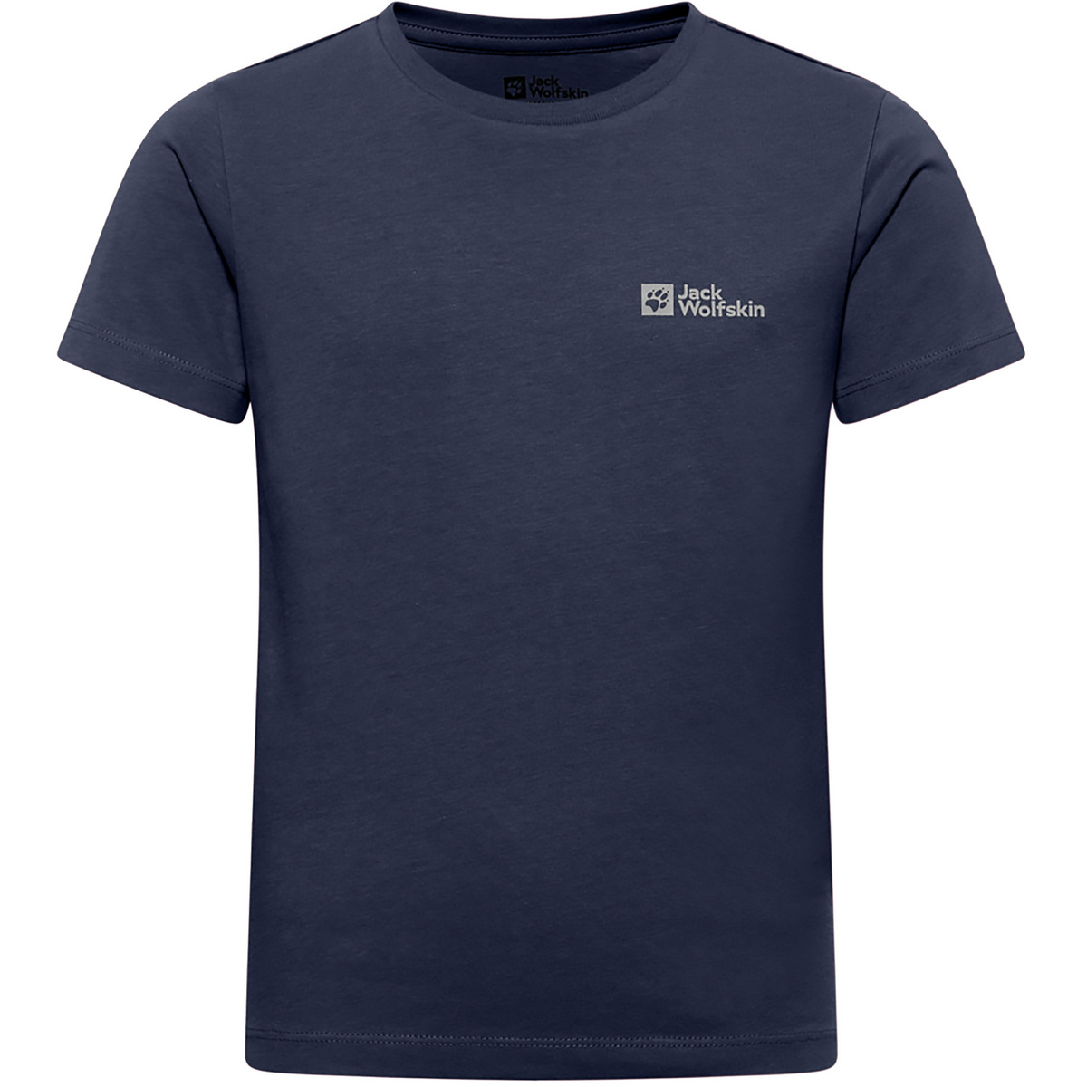 Jack Wolfskin Kinder Essential Cotton T-Shirt (Größe 104, blau)