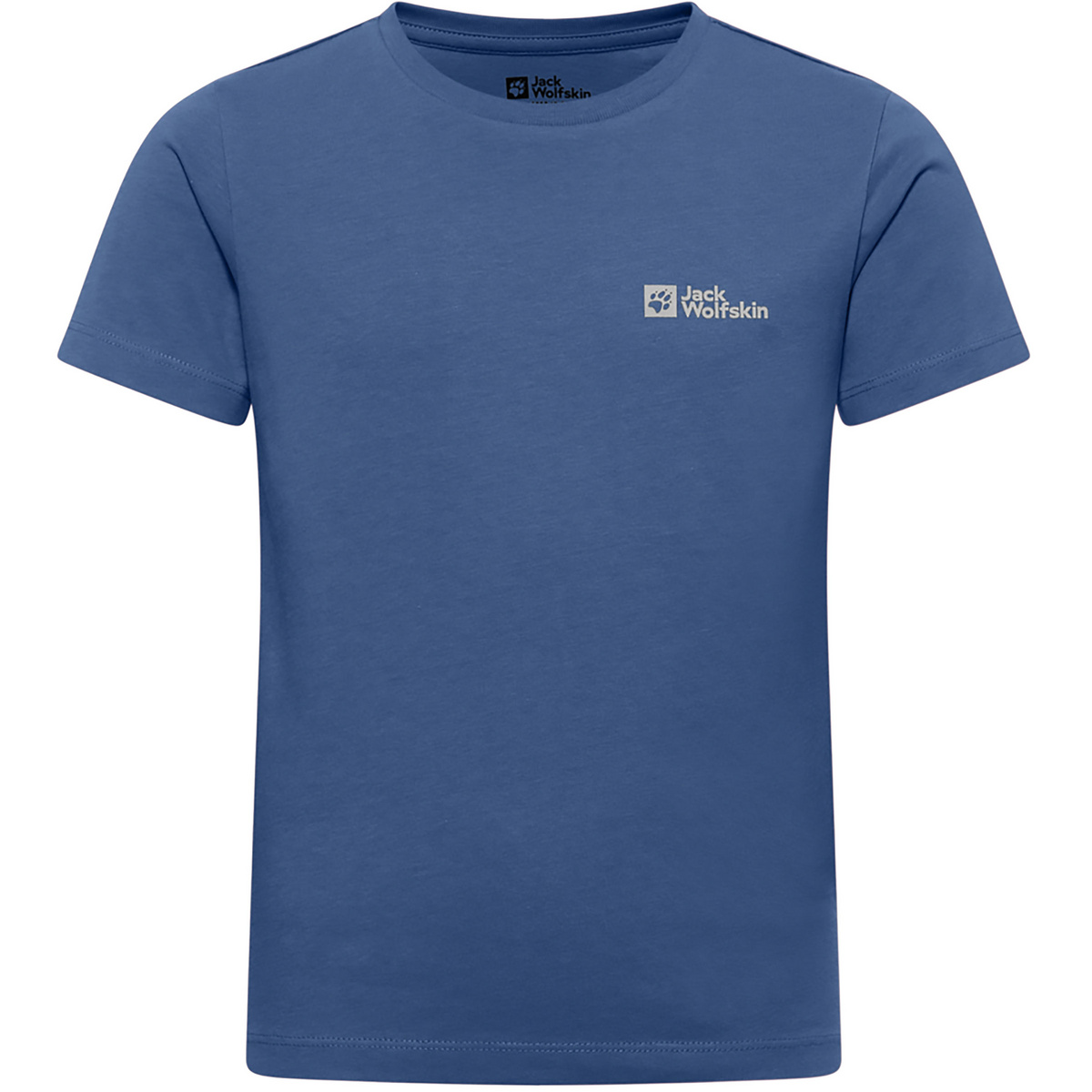 Jack Wolfskin Kinder Essential Cotton T-Shirt (Größe 104, blau)