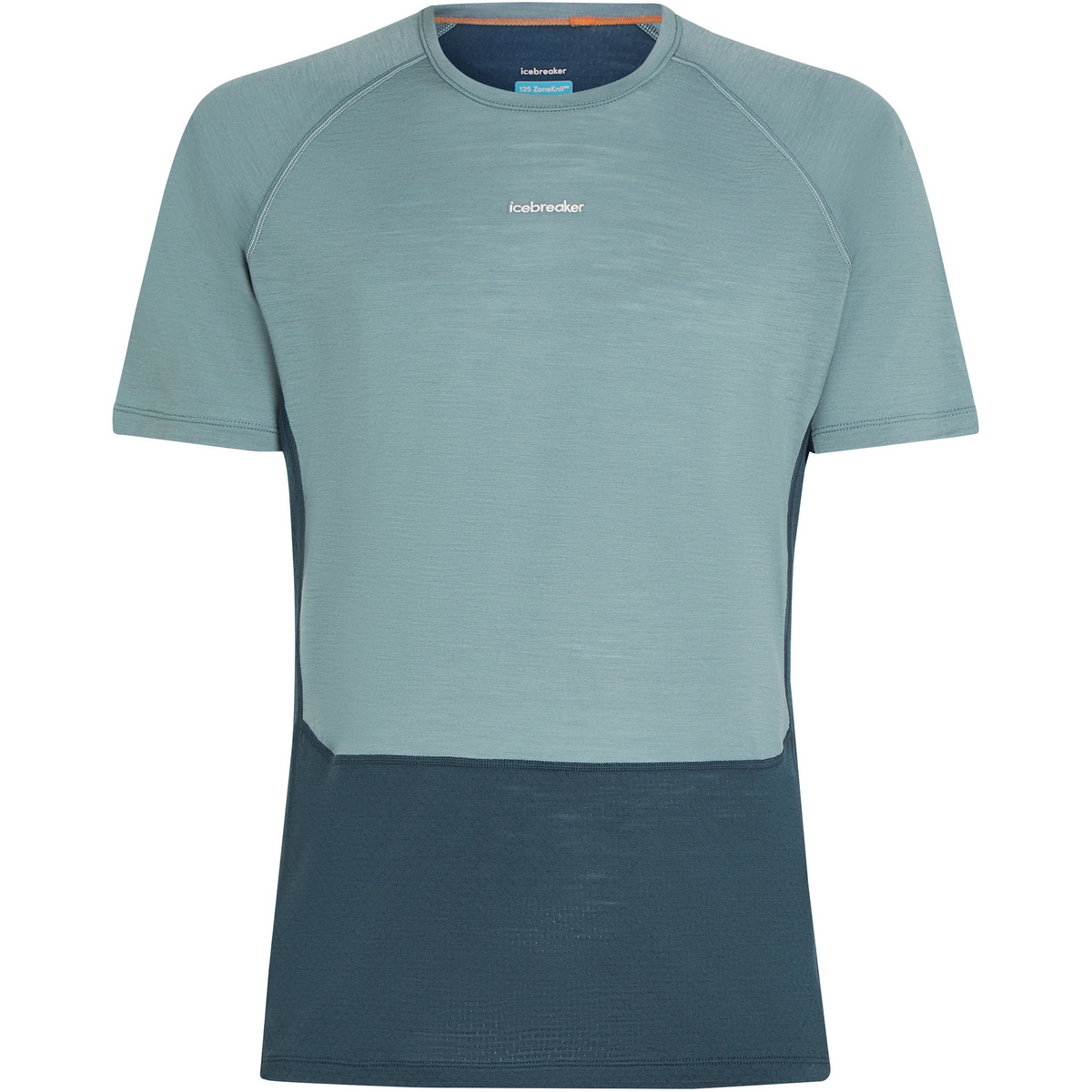 Icebreaker Herren 125 ZoneKnit Crewe T-Shirt (Größe S, blau)