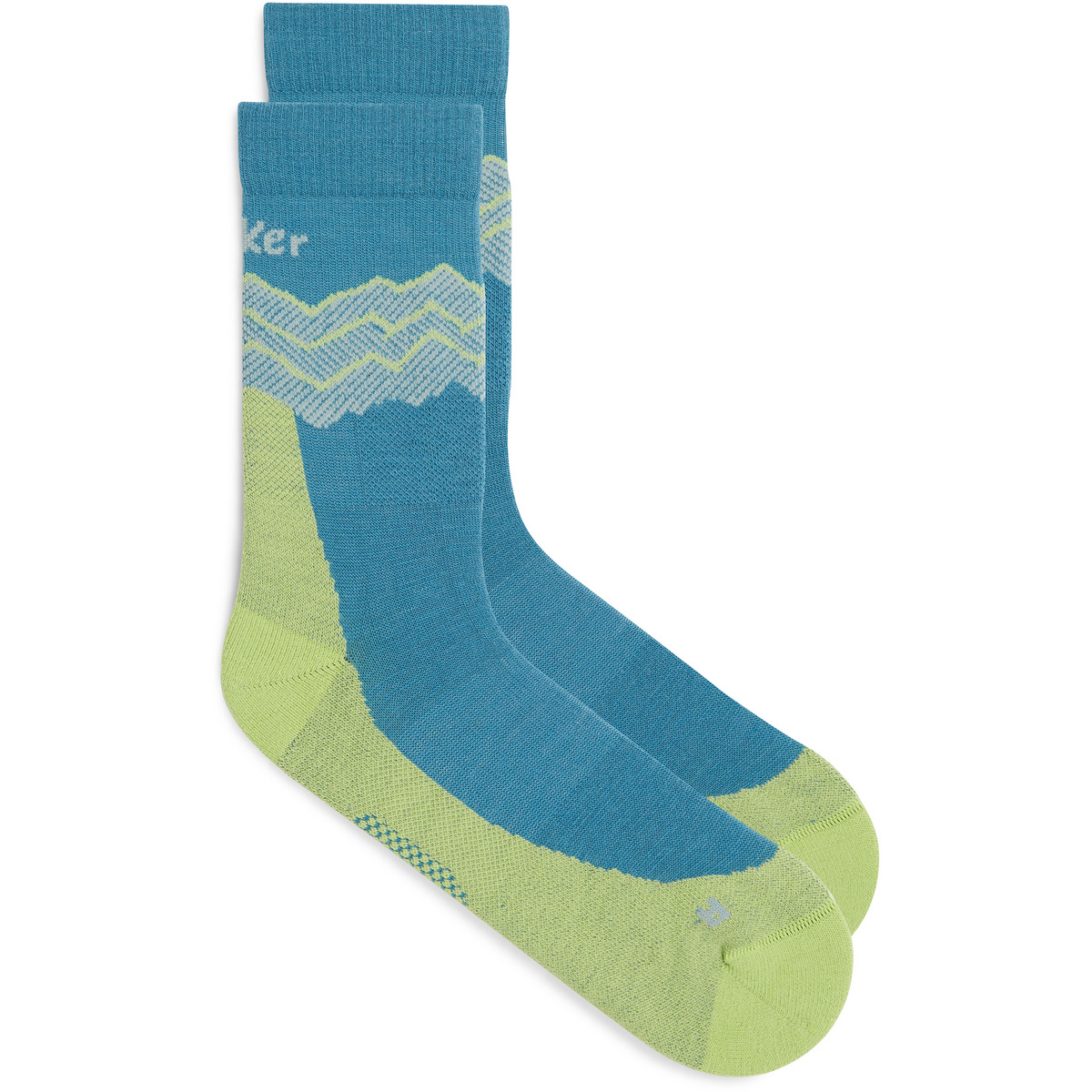 Image of Icebreaker Herren Hike+ Medium Crew Across the Peaks Socken