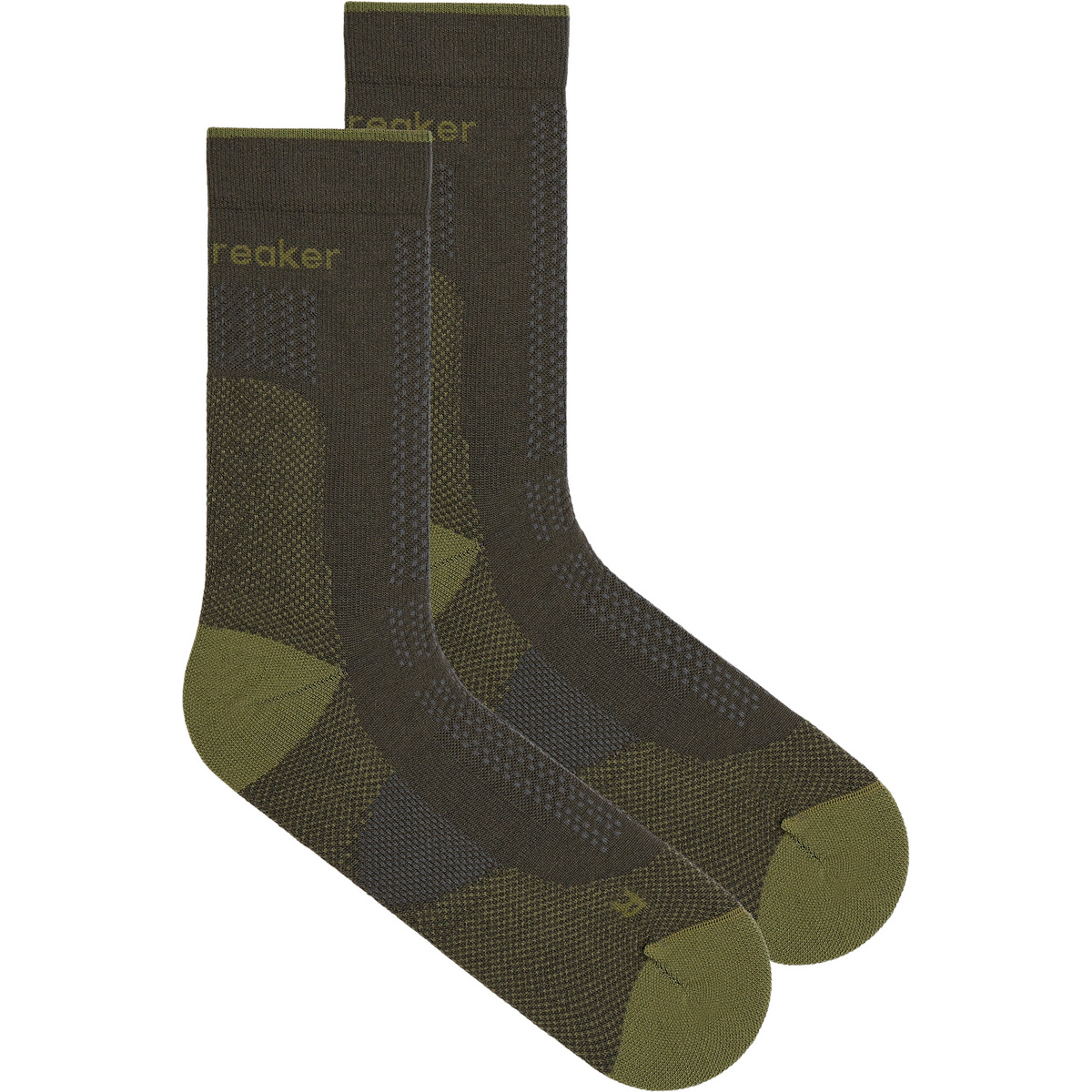 Icebreaker Herren Hike+ Ultralight Crew Socken (Größe 44.5 , beige)