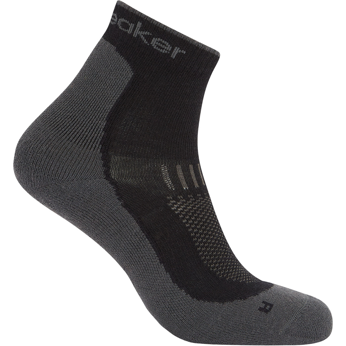 Icebreaker Uomo Calzini Hike+ Light Mini (Taglia 39 , Nero)